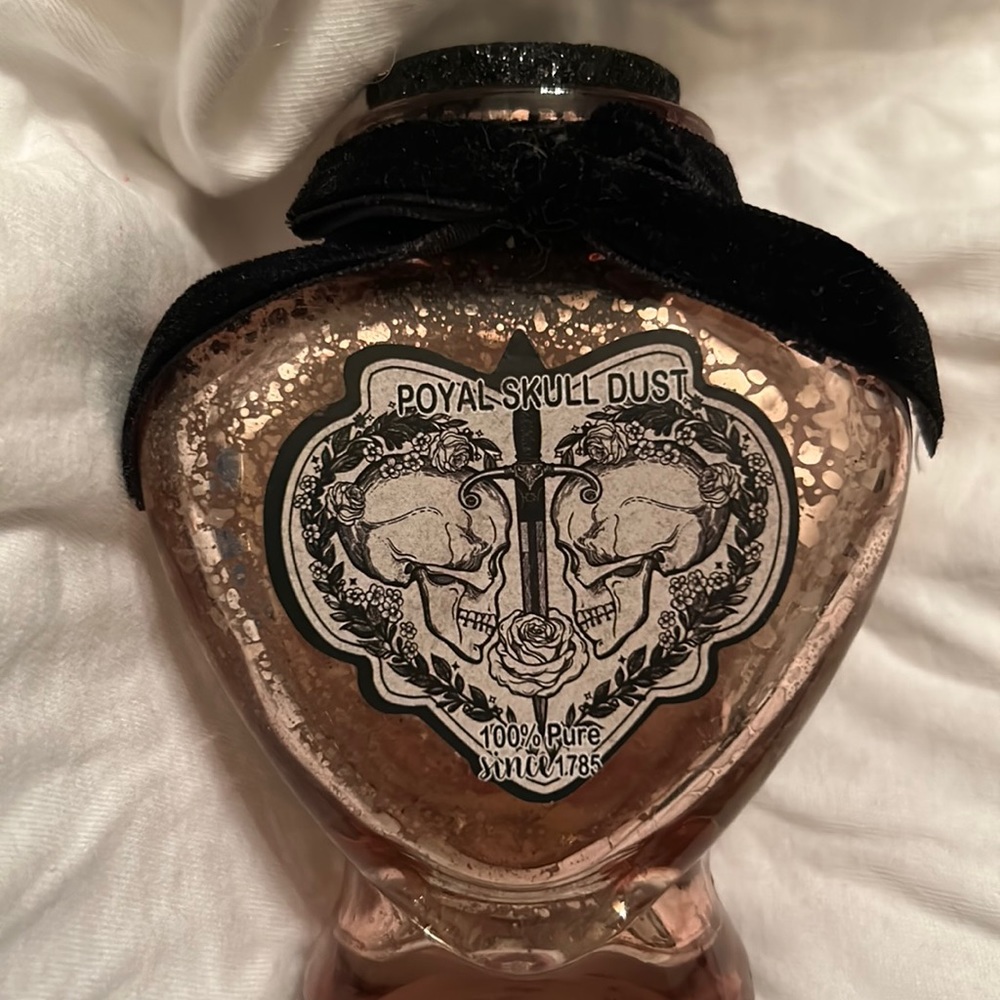 MARKDOWN! ROYAL SKULL DUST Gold bottle PLUS FREE LOTION